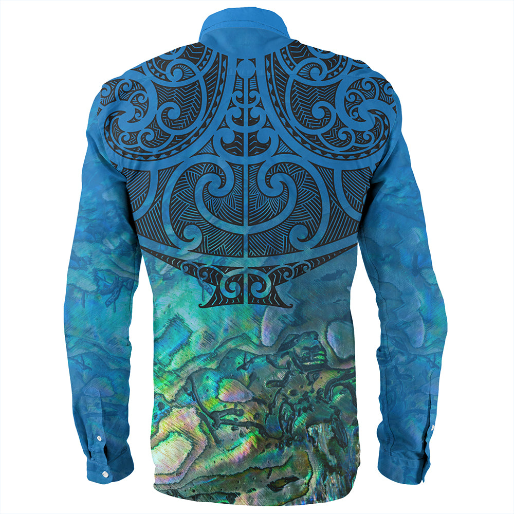 New Zealand Long Sleeve Shirt Maori Papua Shell