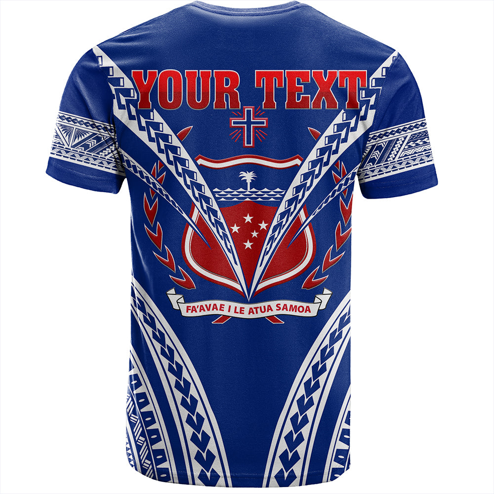 Samoa T-Shirt Custom Polynesian Tribal Crest Design