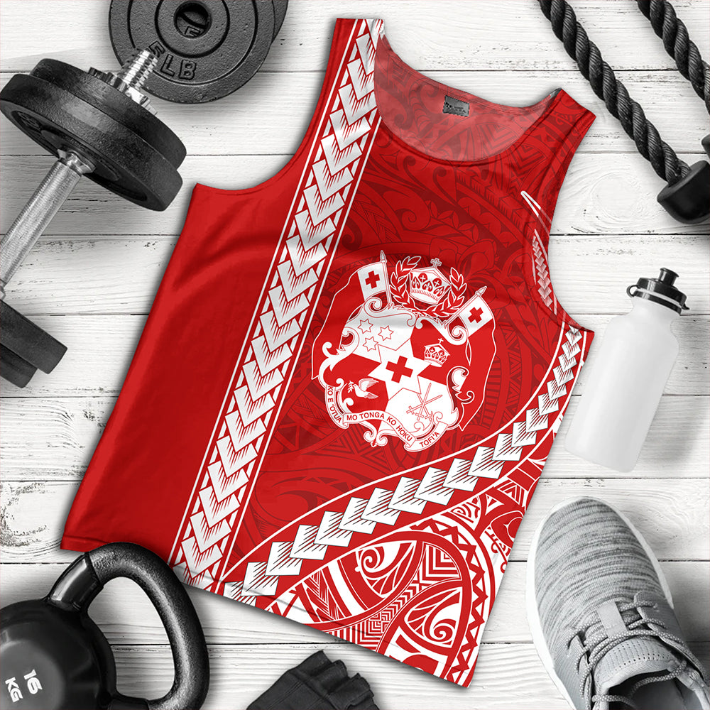 Tonga Tank Top Tribal Polynesian Coat Of Arms