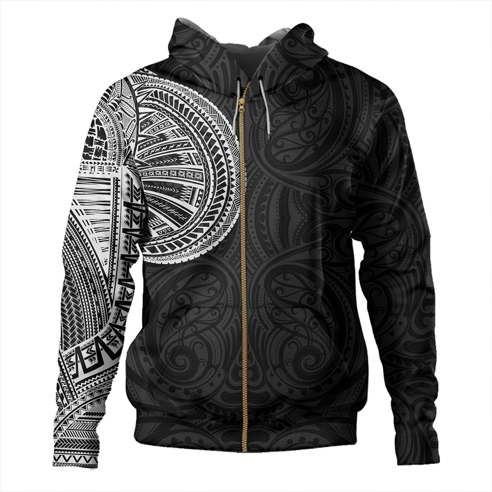 Samoa Tribal Maori Tattoo Roman Reigns Hoodie White