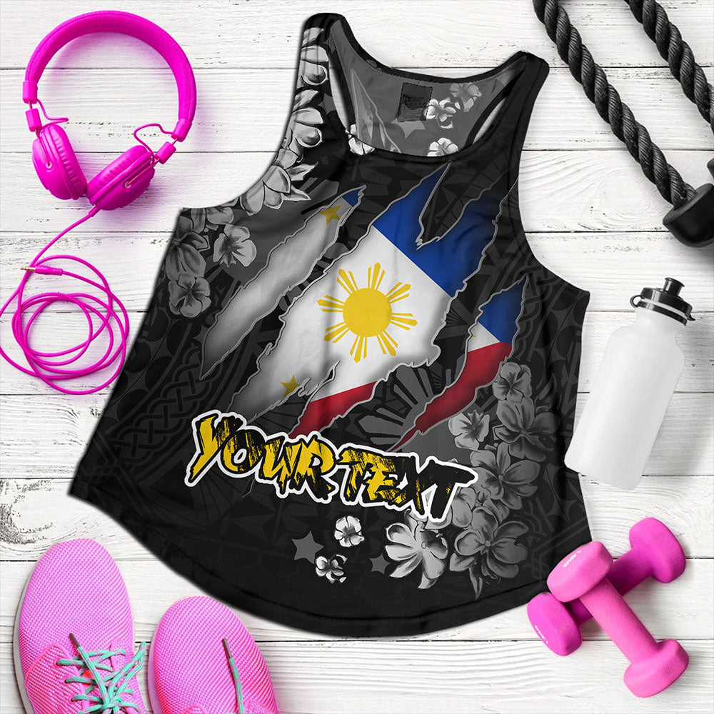 Philippines Custom Women Tank Filipino Heritage Blood Inside Me