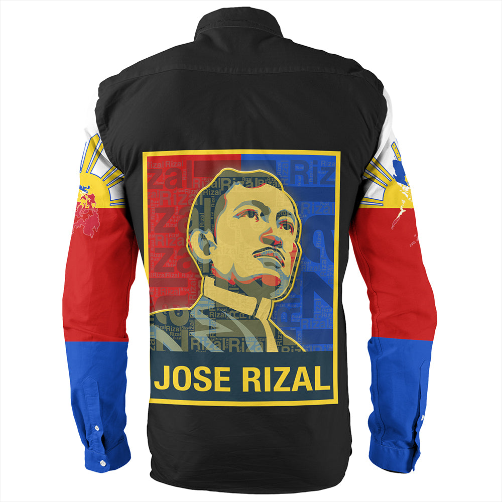 Philippines Long Sleeve Shirt Rizal Day Flag