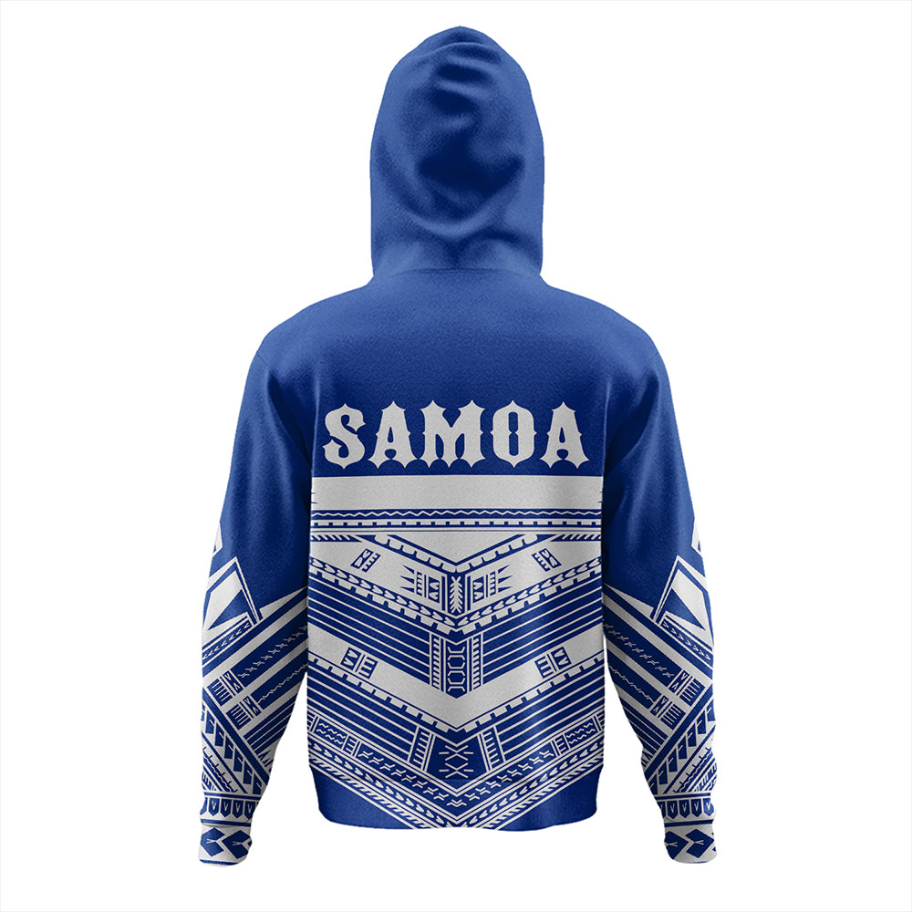 The Samoan Chief Hoodie Blue