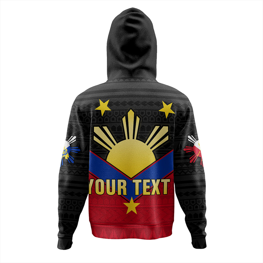 Philippines Hoodie Custom - Philippines Sun Star Sport Style Polynesian