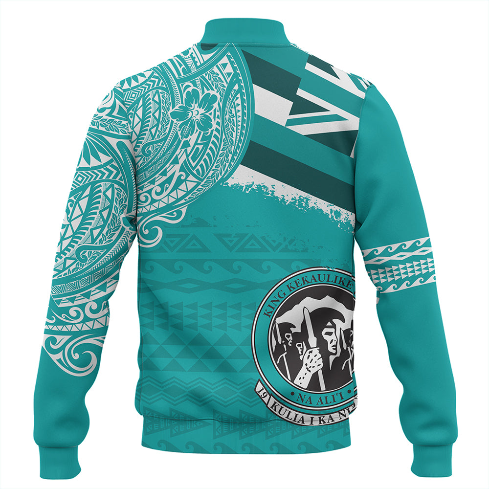 Hawaii Baseball Jacket King Kekaulike High School With Crest Style