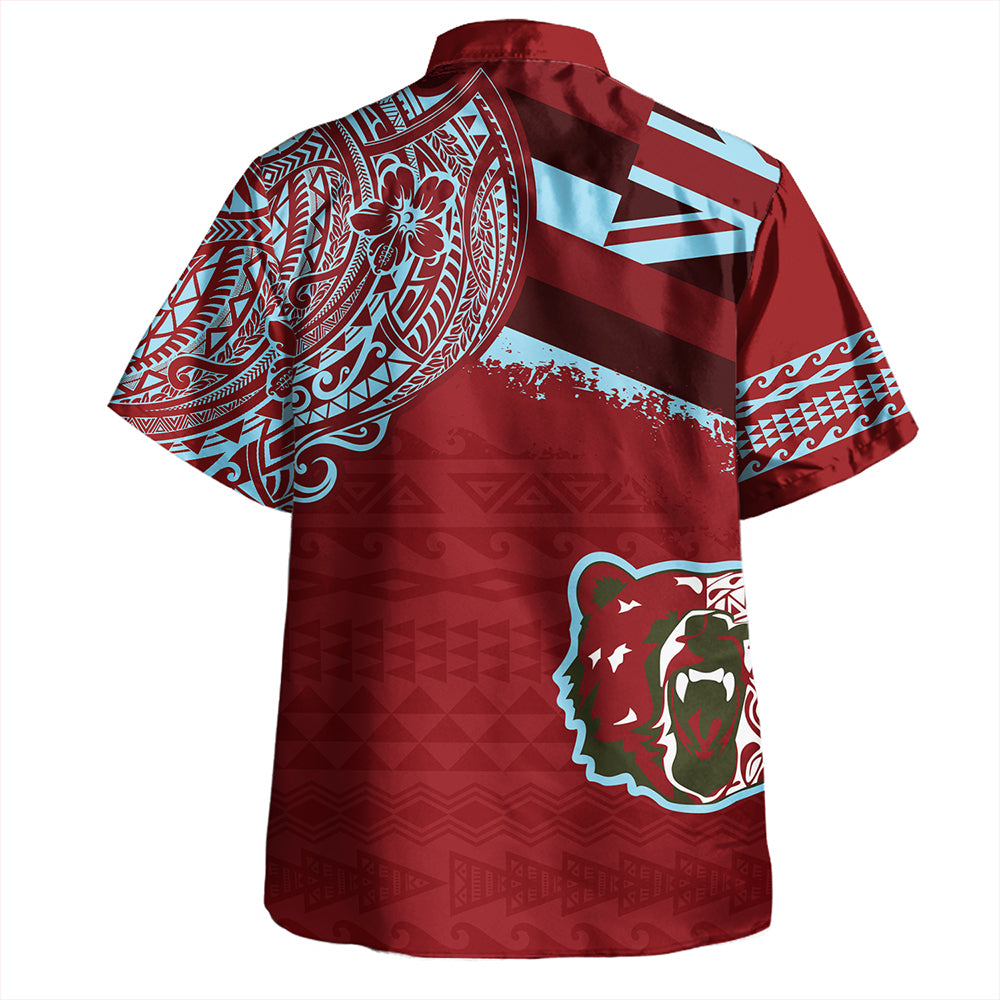Hawaii Hawaiian Shirt Henry Perrine Baldwin High School With Crest Style