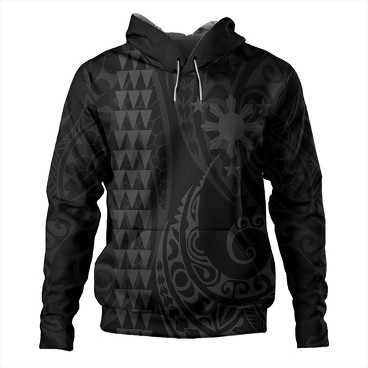 The Philippines Hoodie Sun Gray Kakau Style