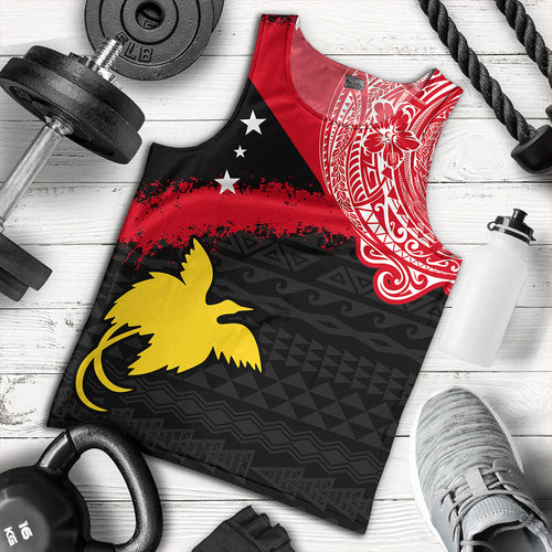 Papua Tank Top Melanesian Flag With Coat Of Arms