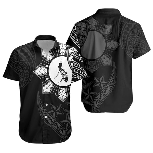 Philippines Short Sleeve Shirt Tribal Sun In My Heart