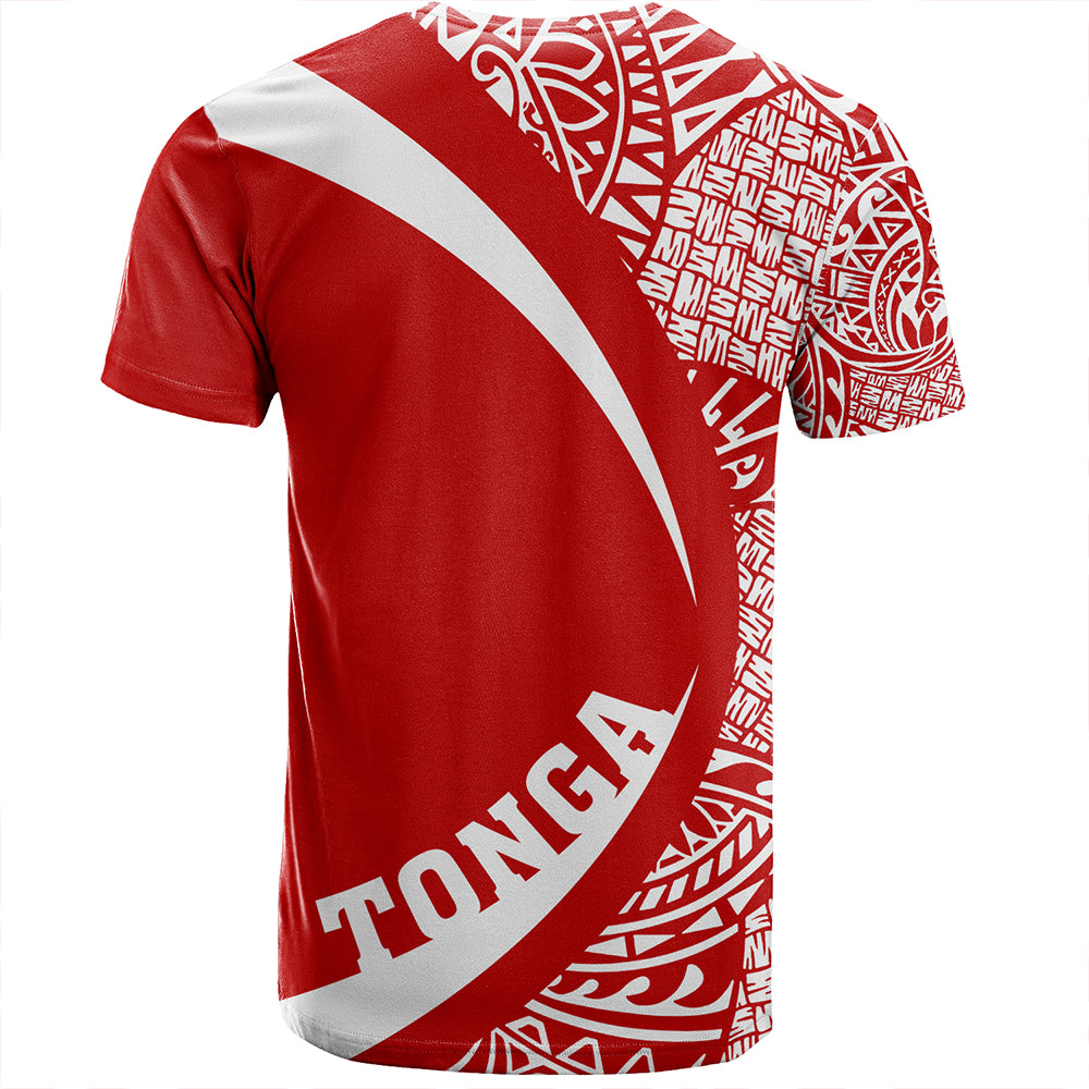 Tonga T-Shirt Coat Of Arm Lauhala Circle