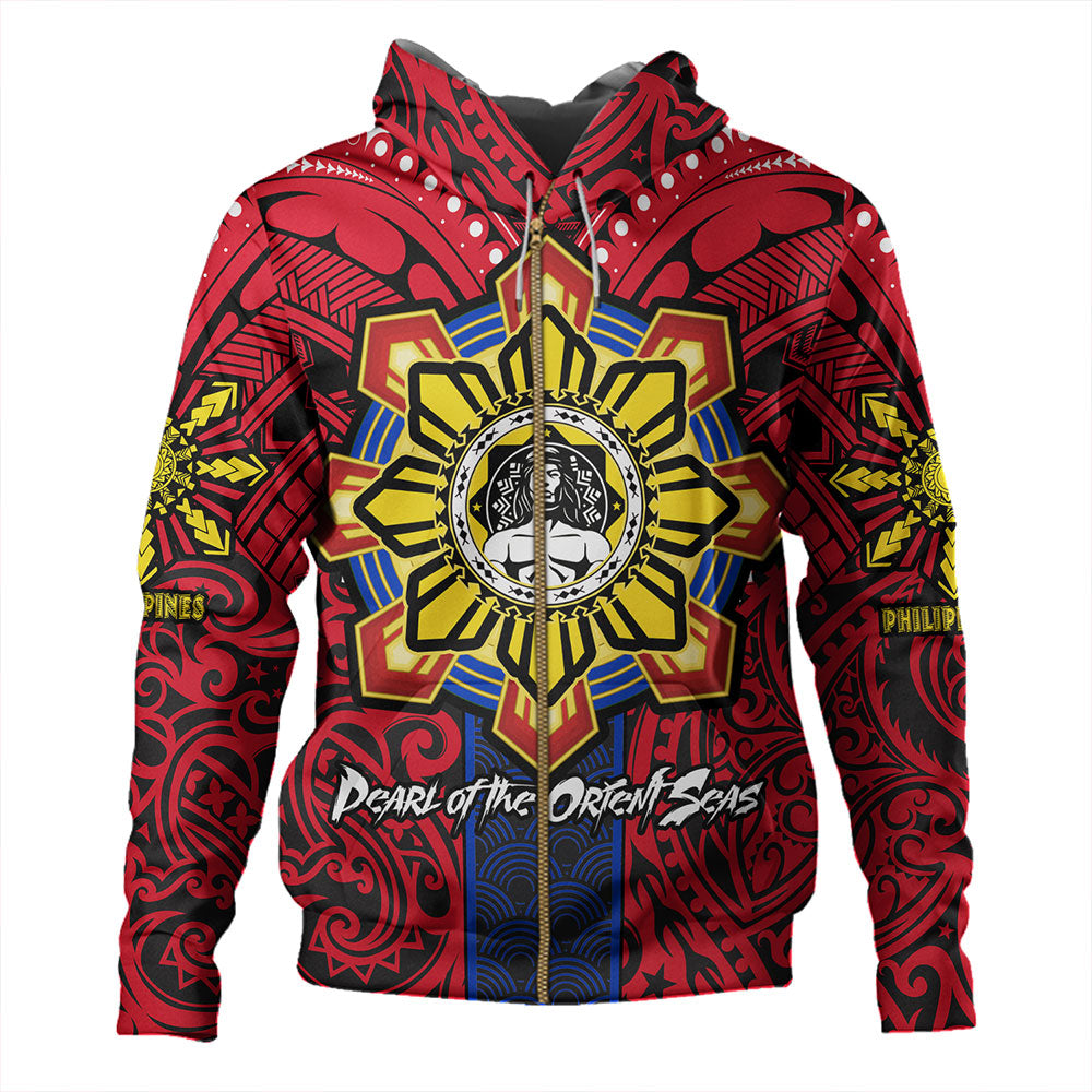 Philippines Hoodie The Story of Lapu-Lapu Pearl of the Orient Seas Tribal Pride