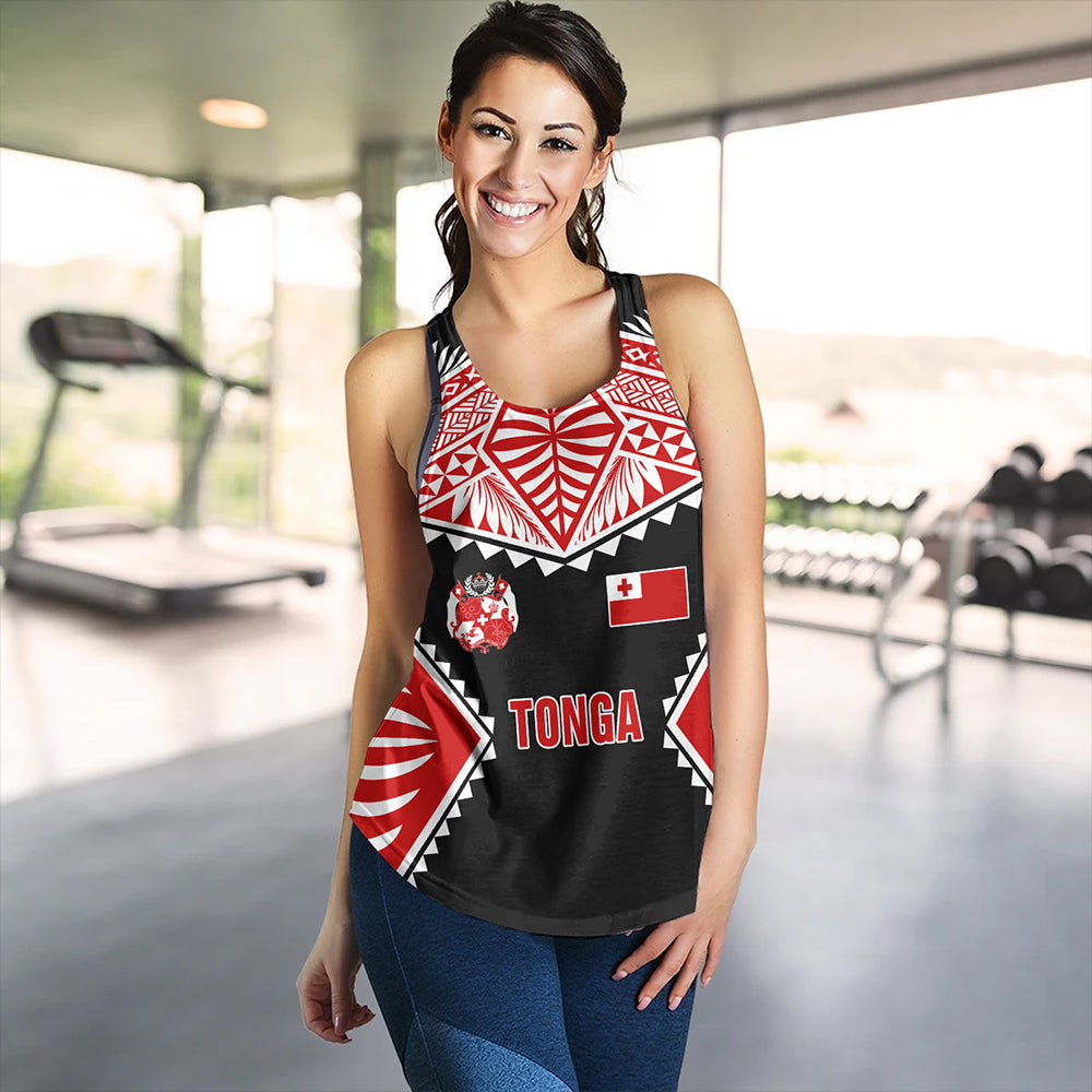 Tonga Women Tank Ngatu Pattern Islands Style