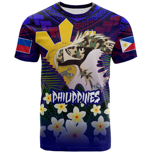 Philippines Filipinos T-Shirt Custom Philippine Sun And Eagles Summer Vibes