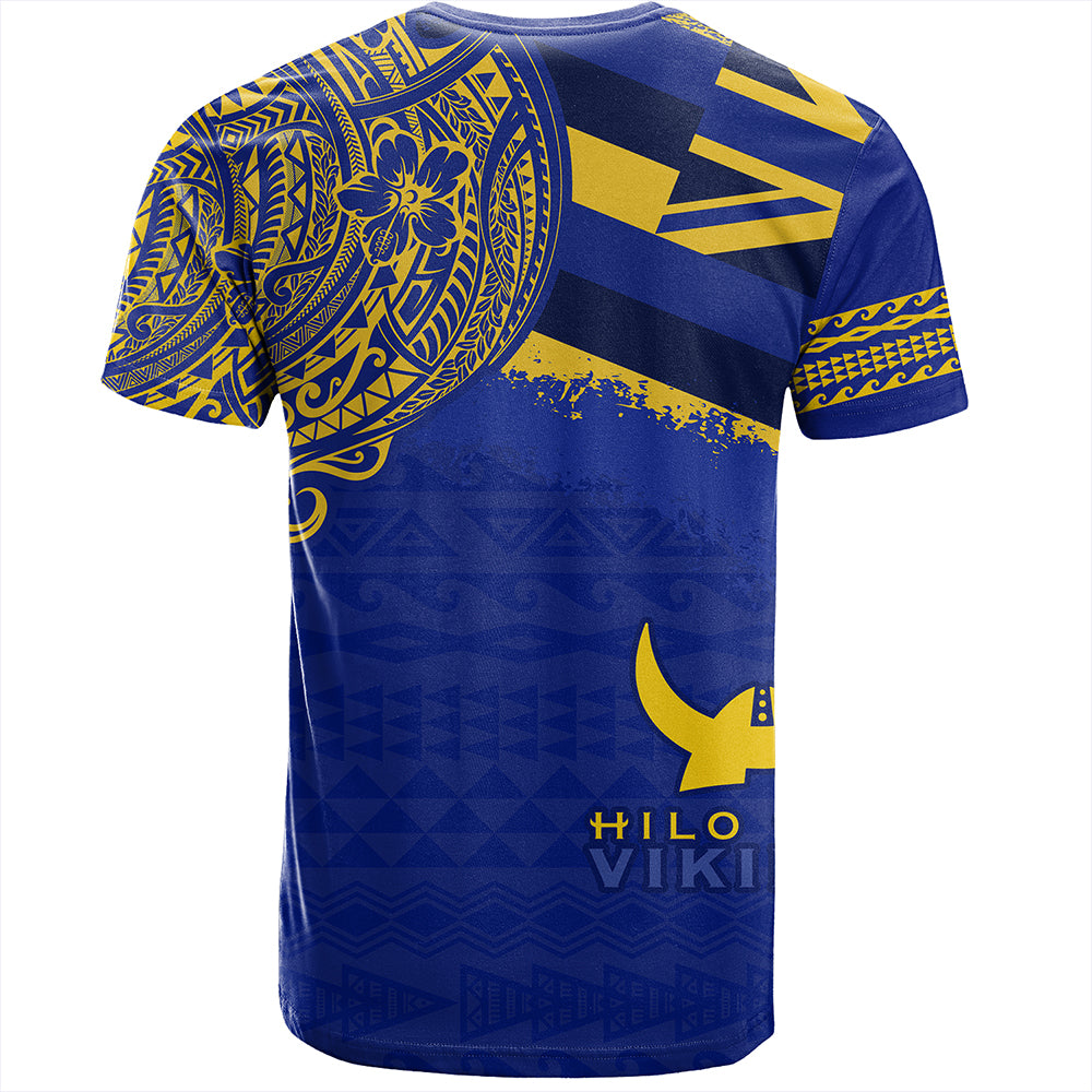 Hawaii T-Shirt Hilo High School With Crest Style