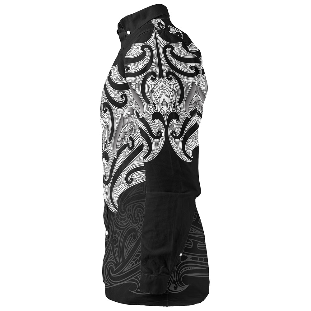 New Zealand Long Sleeve Shirt Maori Pattern
