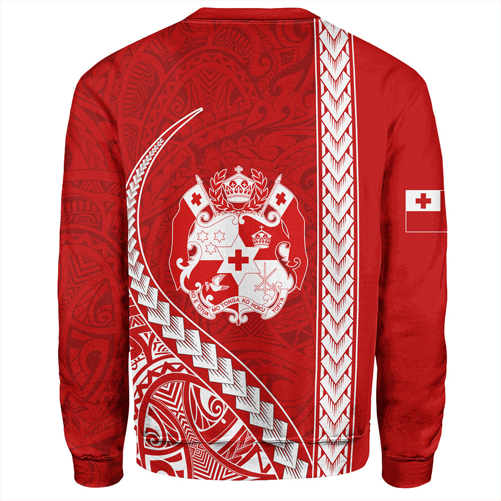 Tonga Sweatshirt Tribal Polynesian Coat Of Arms