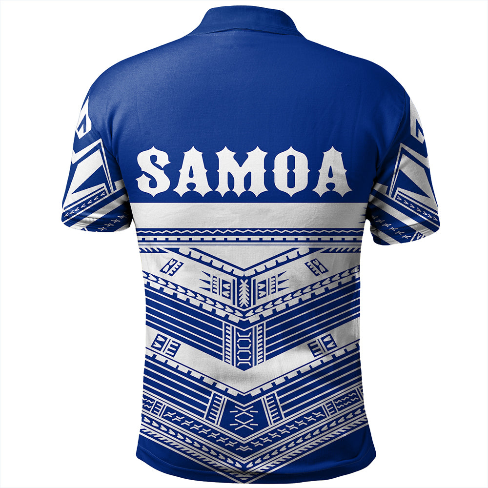 The Samoan Chief Polo Shirt Blue
