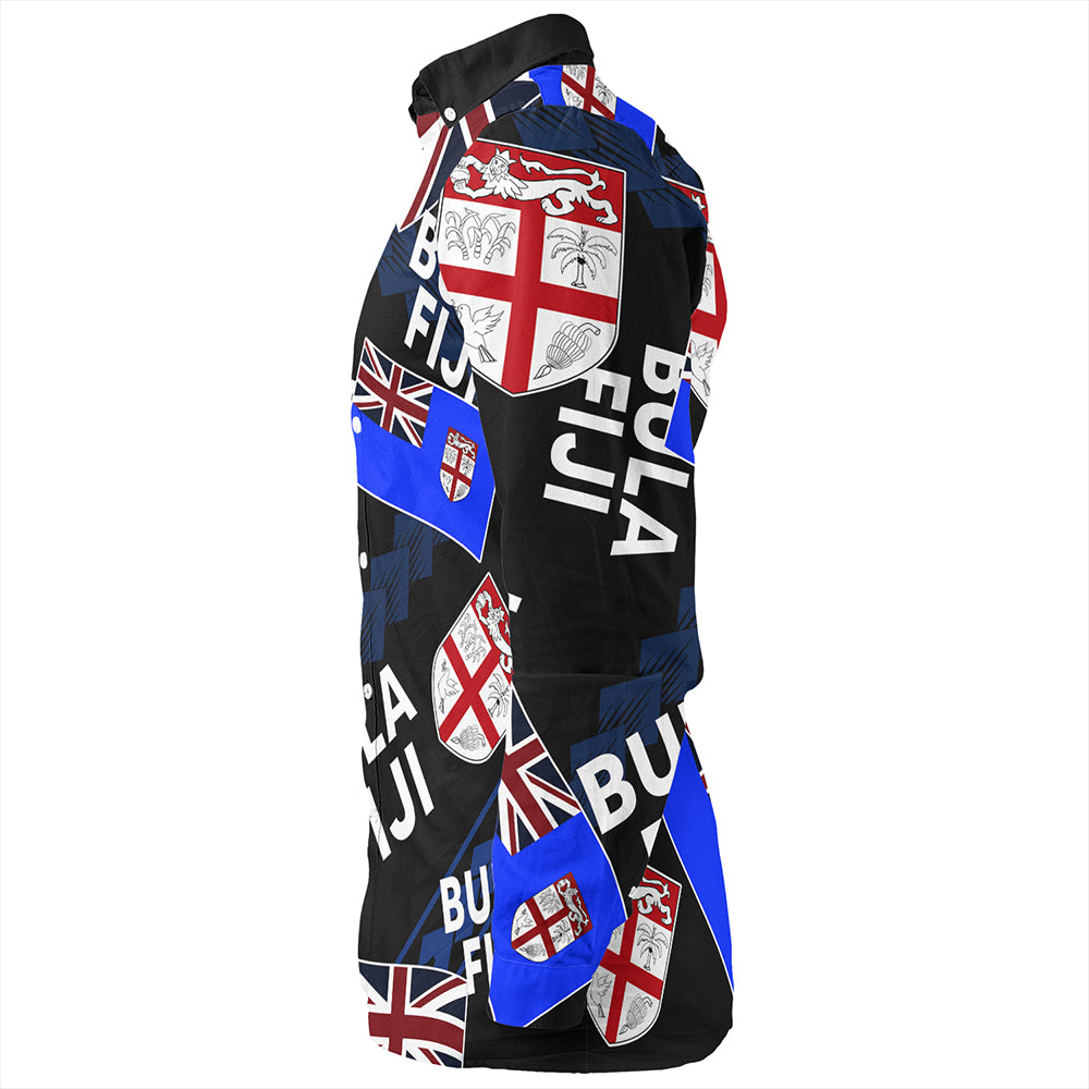 Fiji Long Sleeve Shirt Flag Outfit Free Style