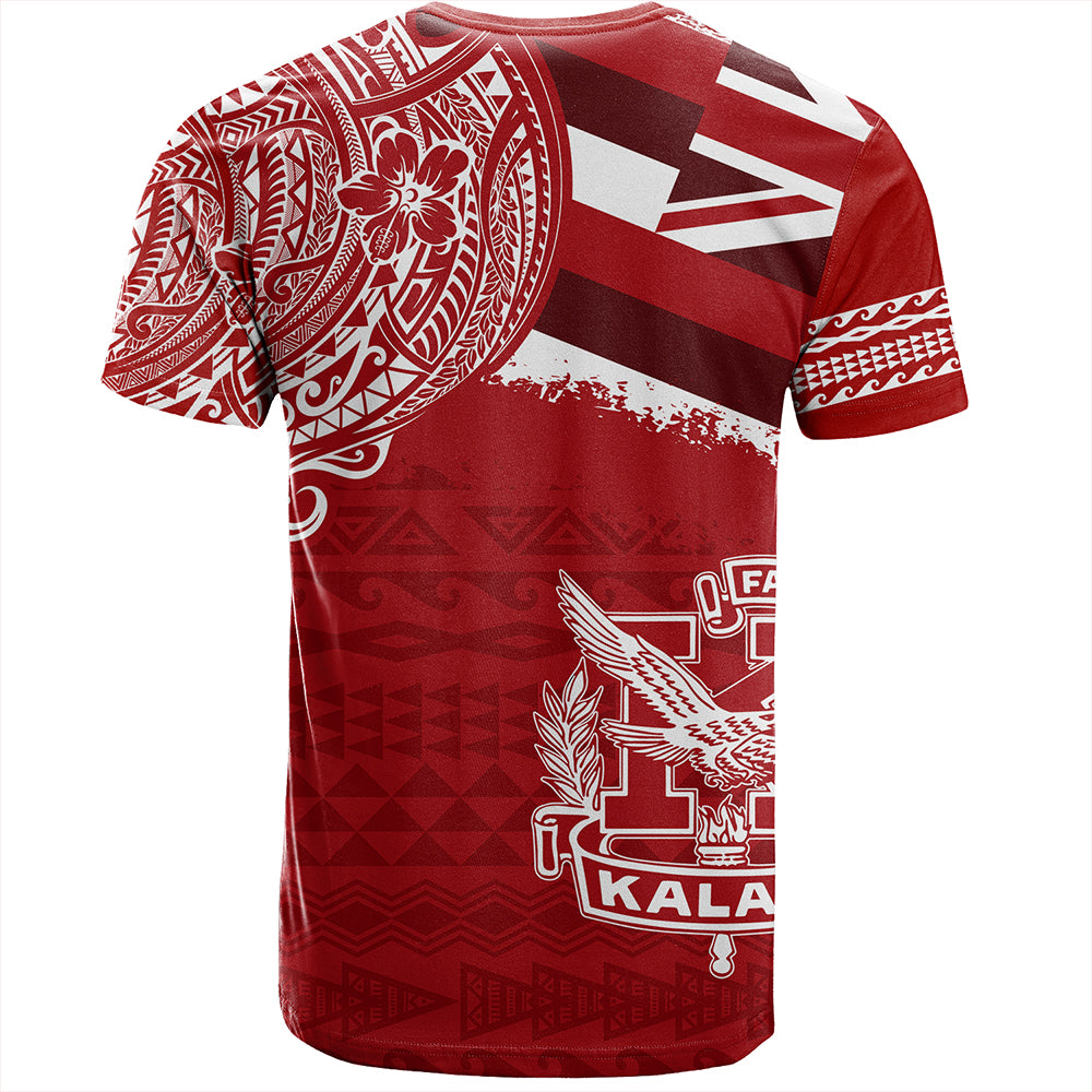 Hawaii T-Shirt Kalani High School With Crest Style