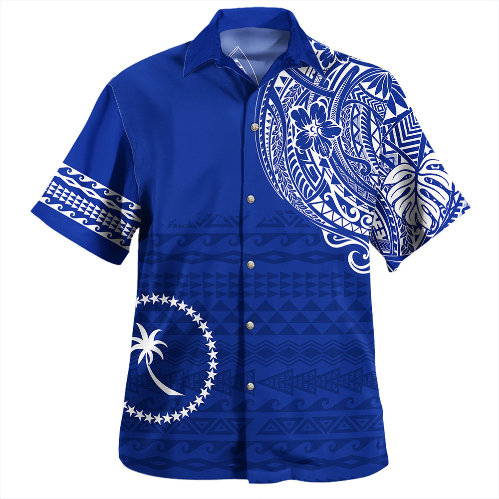 Kiribati Hawaiian Shirt Coat Of Arm Lauhala Circle