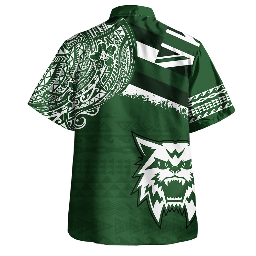 Hawaii Hawaiian Shirt Konawaena High School With Crest Style