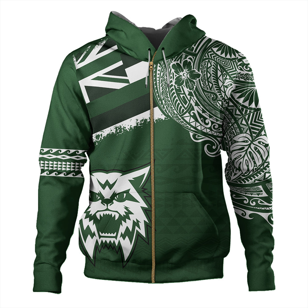 Hawaii Hoodie Konawaena High School With Crest Style