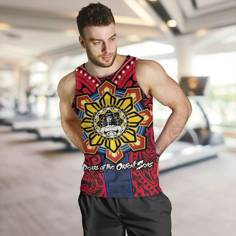 Philippines Tank Top The Story of Lapu-Lapu Pearl of the Orient Seas Tribal Pride