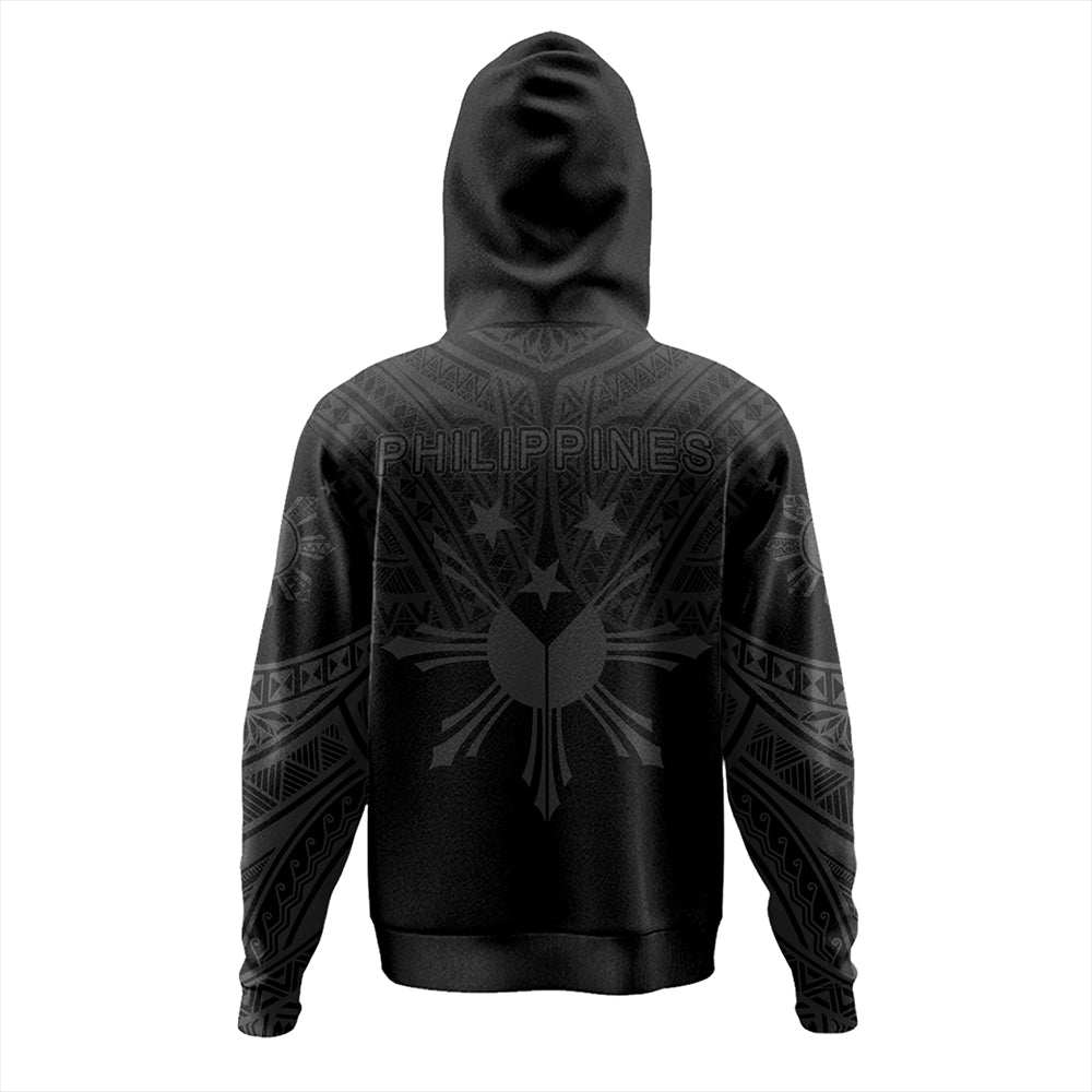 Philippines Hoodie Sun Star Warrior Style Gray