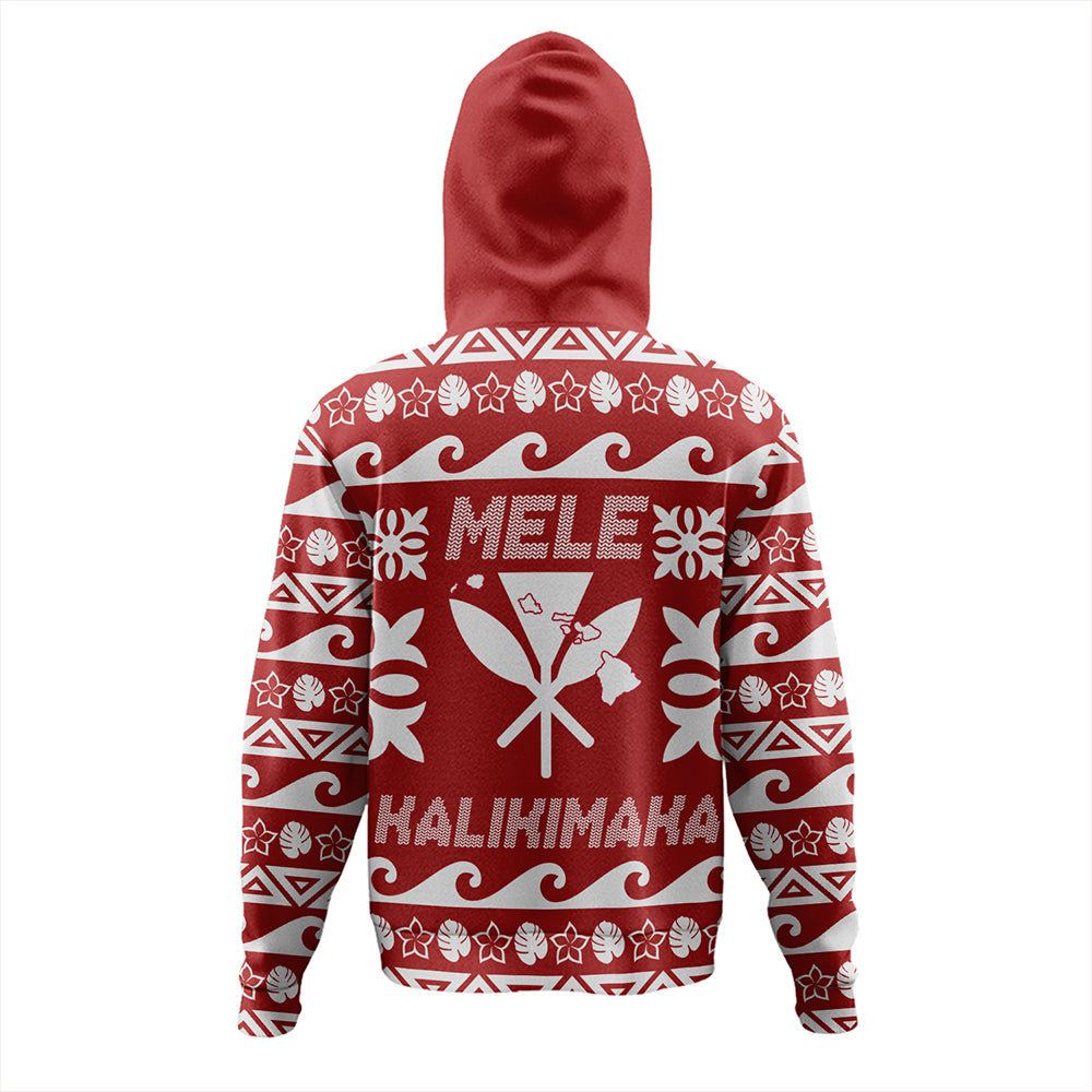 Hawaii Hoodie King Native Hawaiian Kakau Pattern Christmas