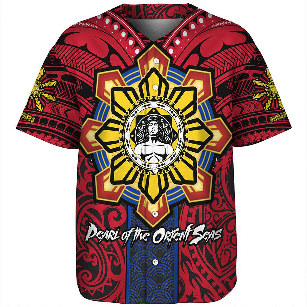 Philippines Baseball Shirt The Story of Lapu-Lapu Pearl of the Orient Seas Tribal Pride