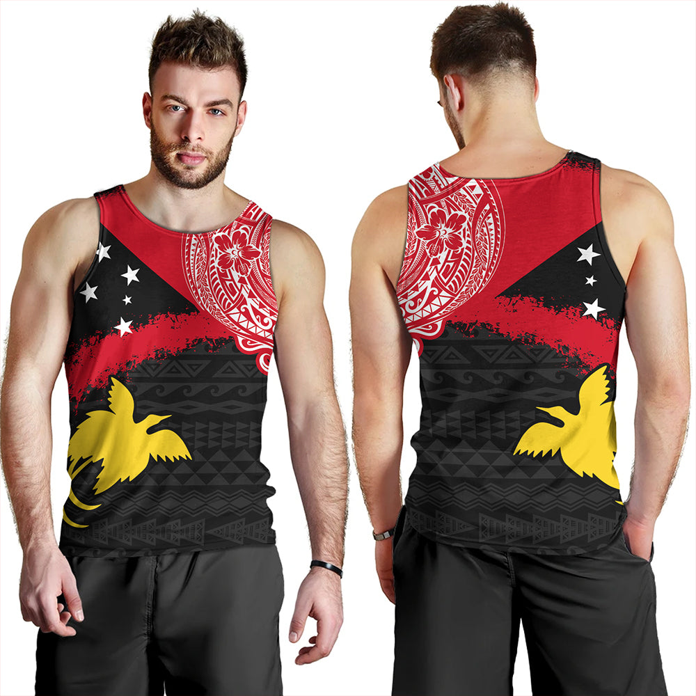 Papua Tank Top Melanesian Flag With Coat Of Arms