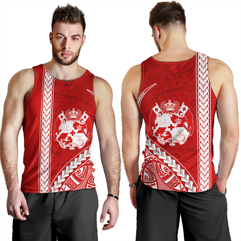 Tonga Tank Top Tribal Polynesian Coat Of Arms