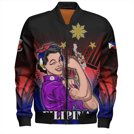Philippines Filipinos Bomber Jacket - Proud Filipina Style