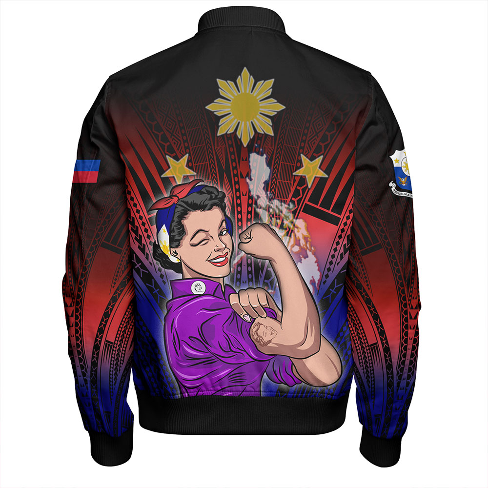 Philippines Filipinos Bomber Jacket - Proud Filipina Style