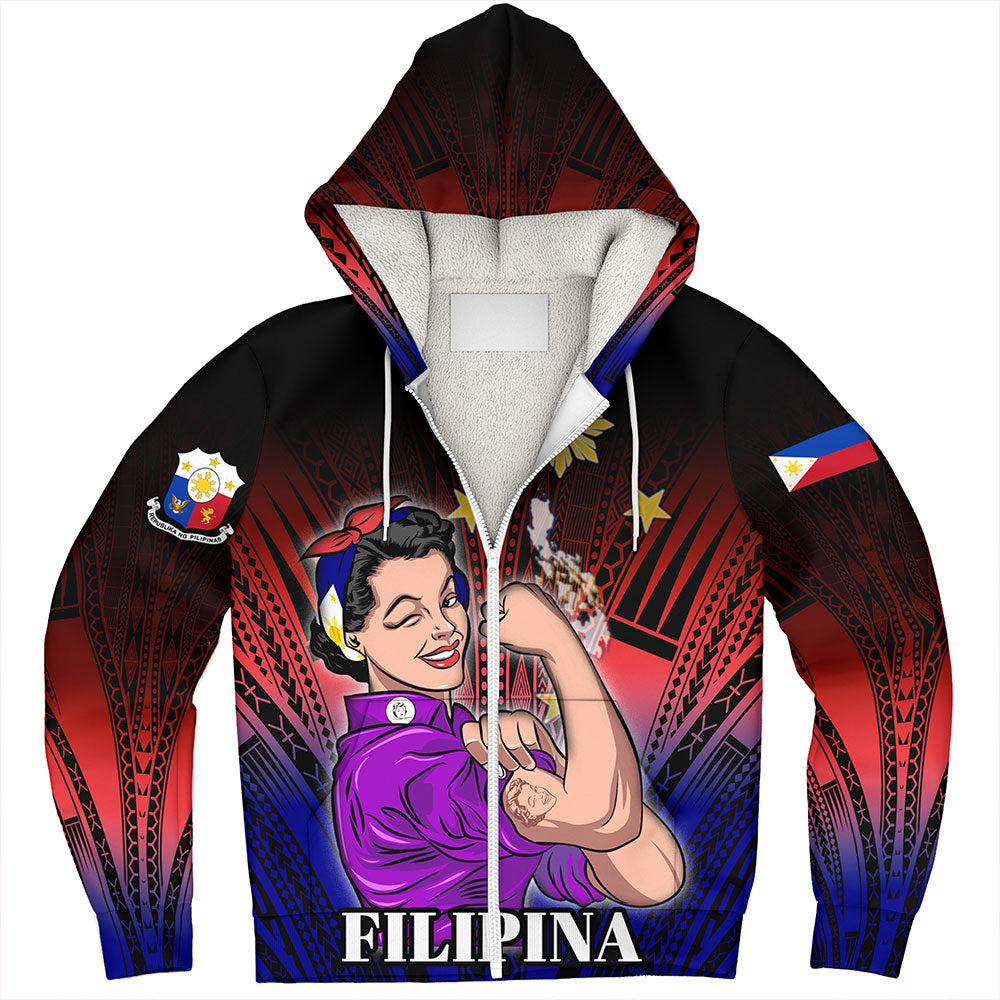 Philippines Filipinos Sherpa Hoodie - Proud Filipina Style