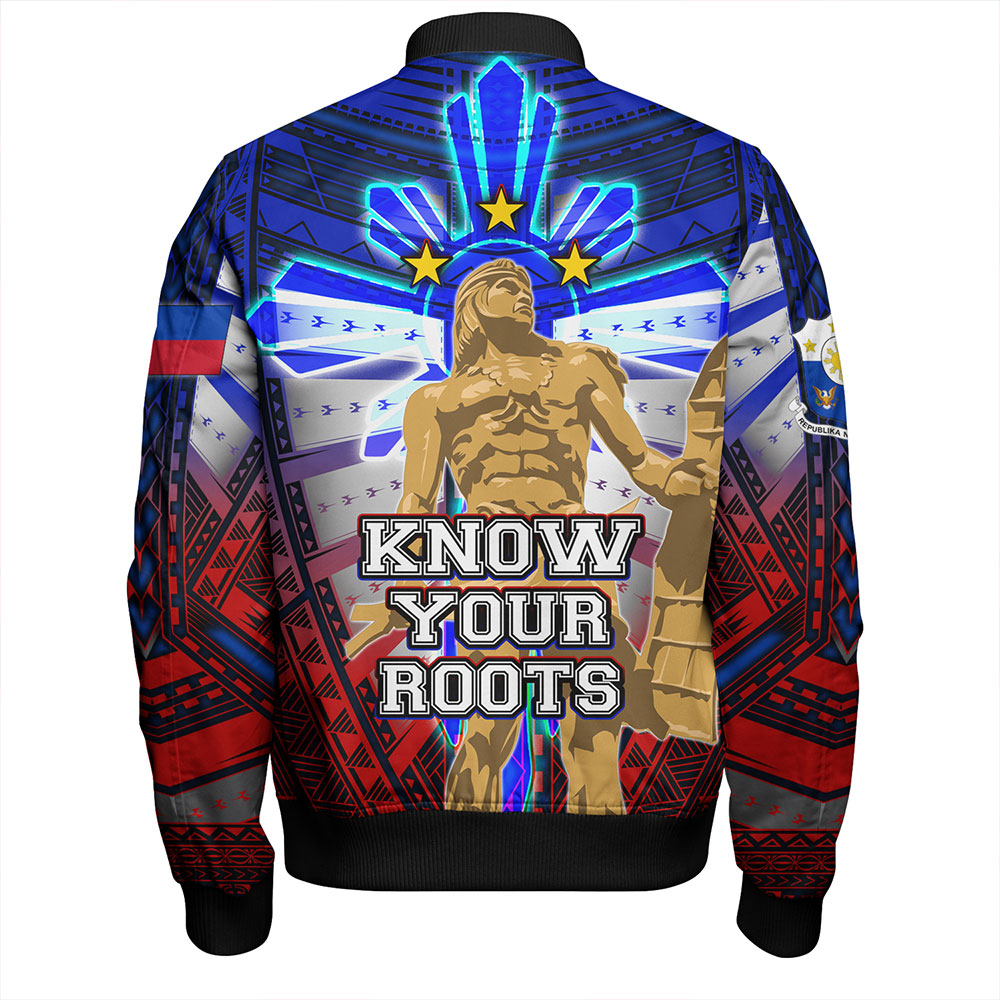Philippines Filipinos Bomber Jacket Lapu Lapu Know Your Roots