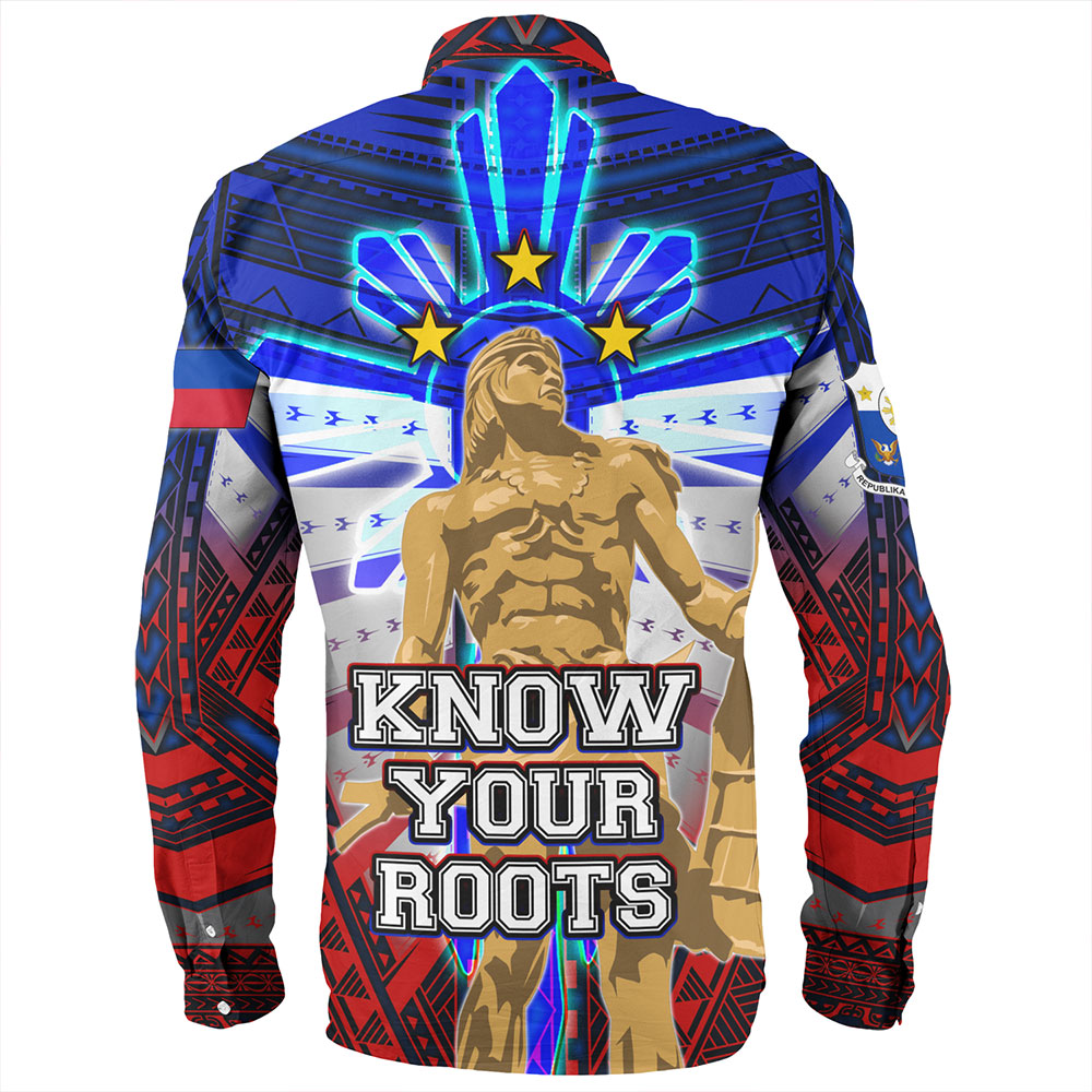 Philippines Filipinos Long Sleeve Shirt Lapu Lapu Know Your Roots