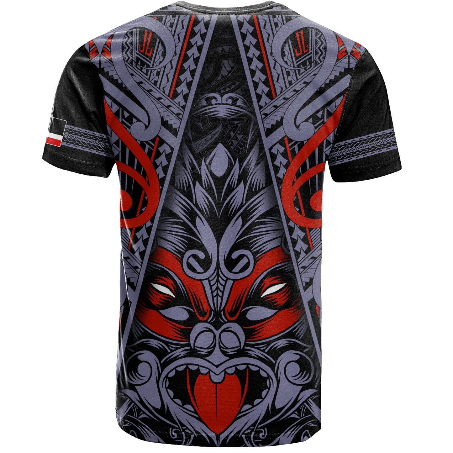 New Zealand T-Shirt Tiki Mask Aotearoa Style