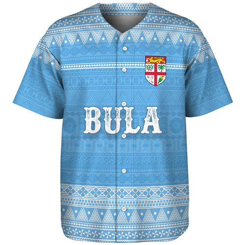 Fiji Baseball Shirt Bula Coat Of Arm Of Fiji Polynesian