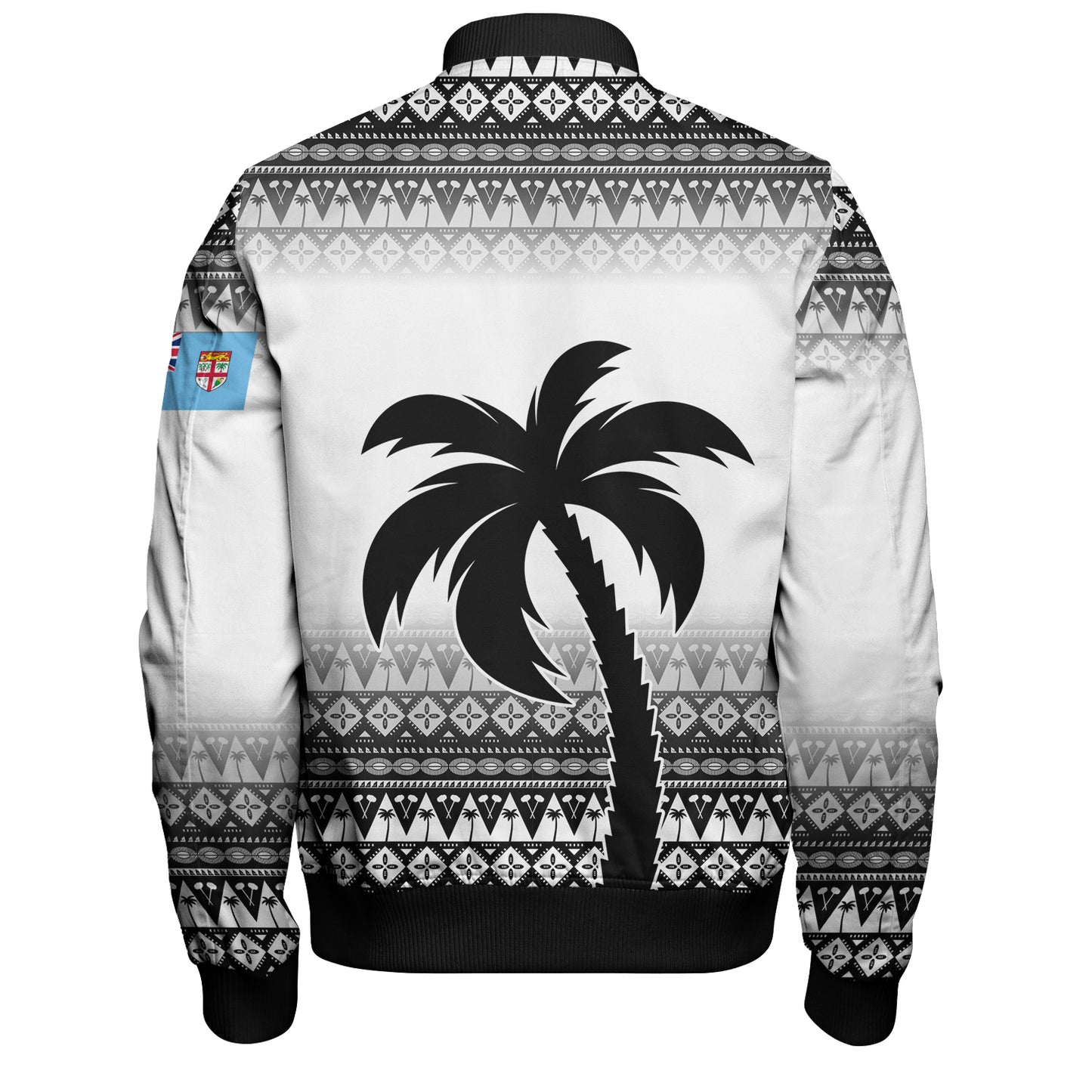 Fiji Bomber Jacket Vintage Flying Fijians Rugby Tribal Pattern 2023