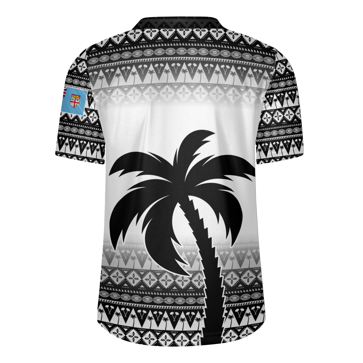 Fiji Rugby Jersey Vintage Flying Fijians Rugby Tribal Pattern 2023