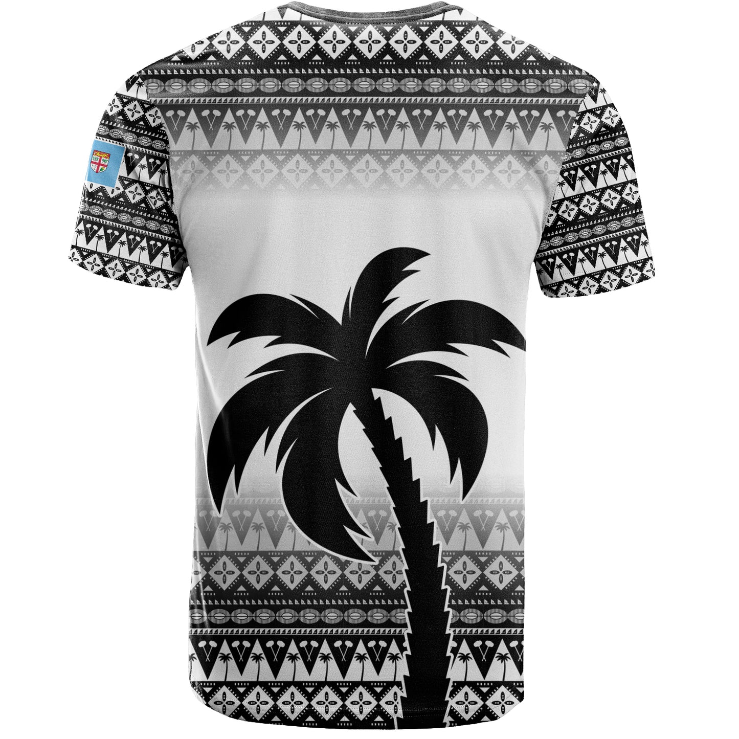Fiji T-Shirt Vintage Flying Fijians Rugby Tribal Pattern 2023