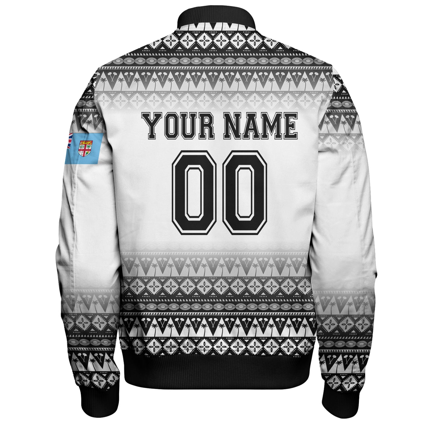 Fiji Bomber Jacket Vintage Flying Fijians Rugby Tribal Pattern 2023