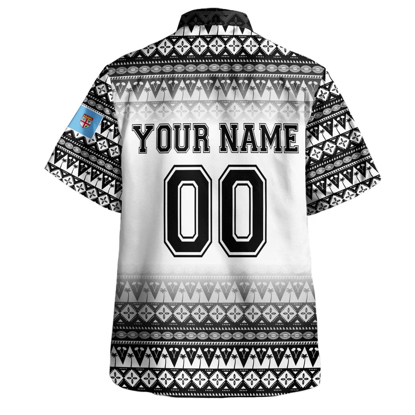 Fiji Hawaiian Shirt Vintage Flying Fijians Rugby Tribal Pattern 2023