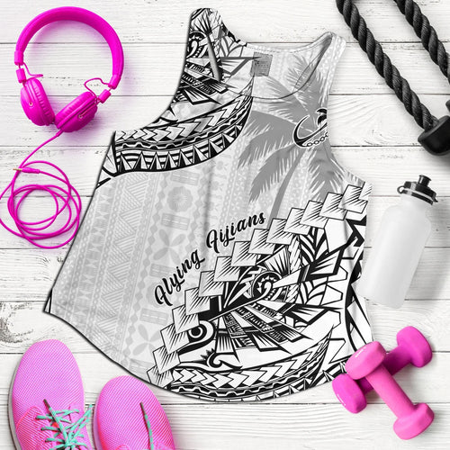 Fiji Women Tank Flying Fijians Polynesian Pattern 2023