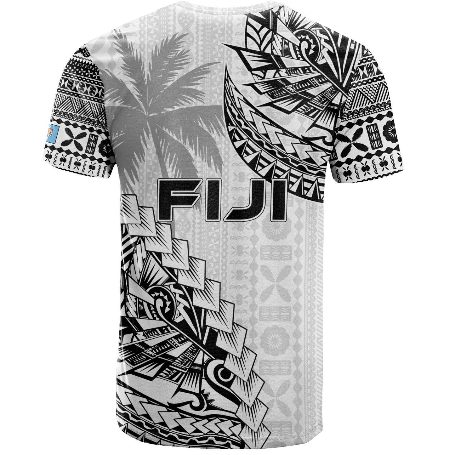 Fiji T-Shirt Flying Fijians Polynesian Pattern 2023
