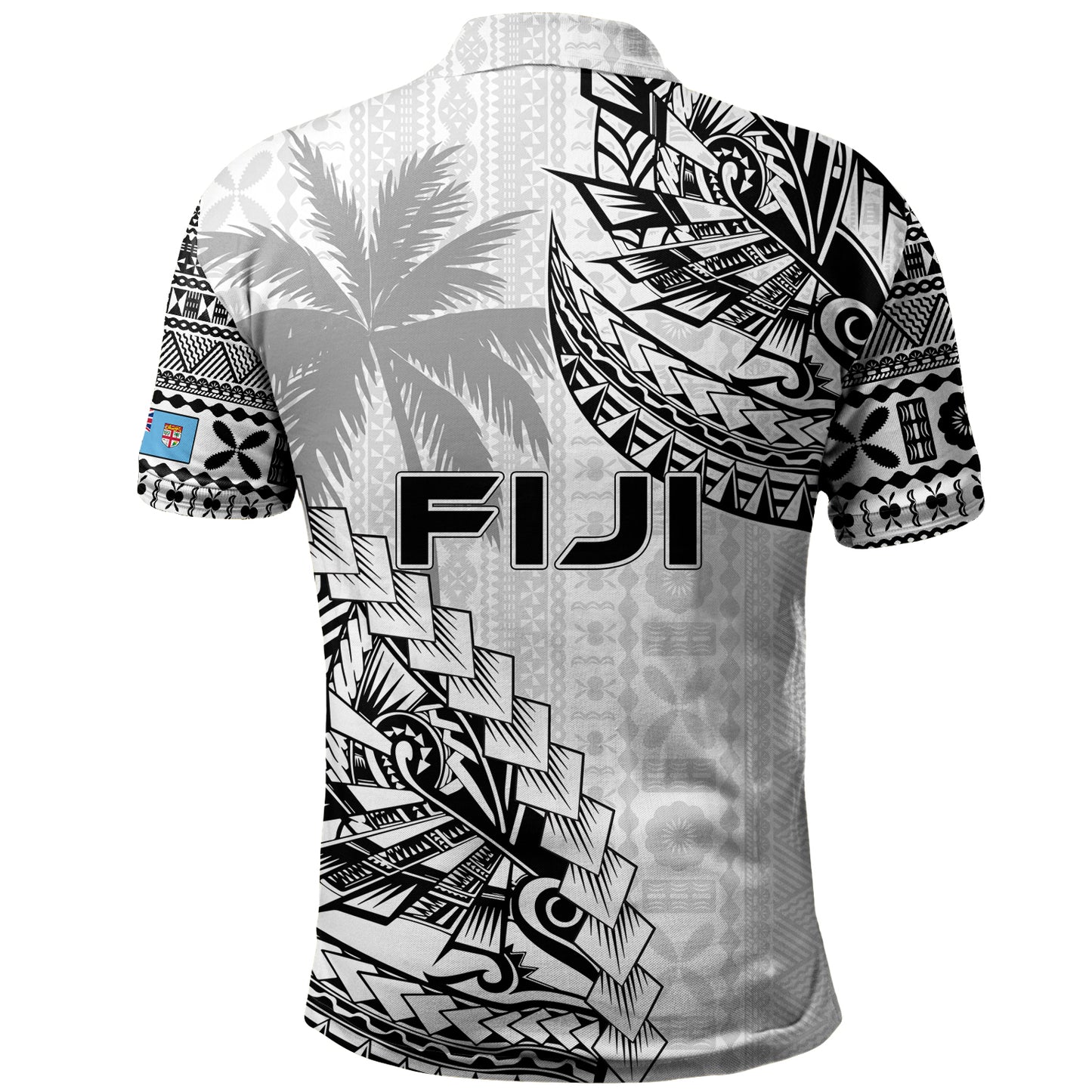Fiji Polo Shirt Flying Fijians Polynesian Pattern 2023
