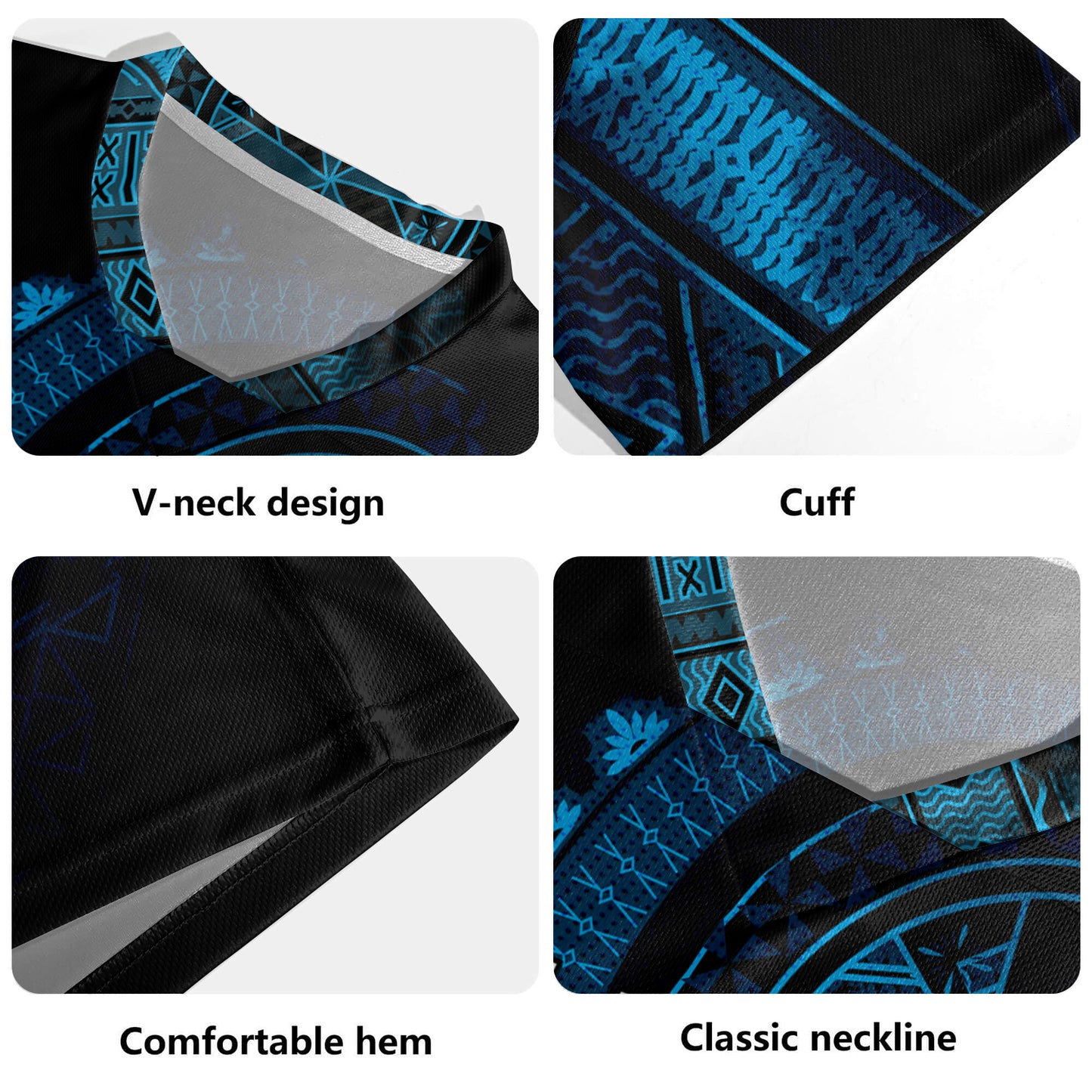 Fiji Bring The Heat Rugby Cup Men's All Over Printing Rugby Jersey