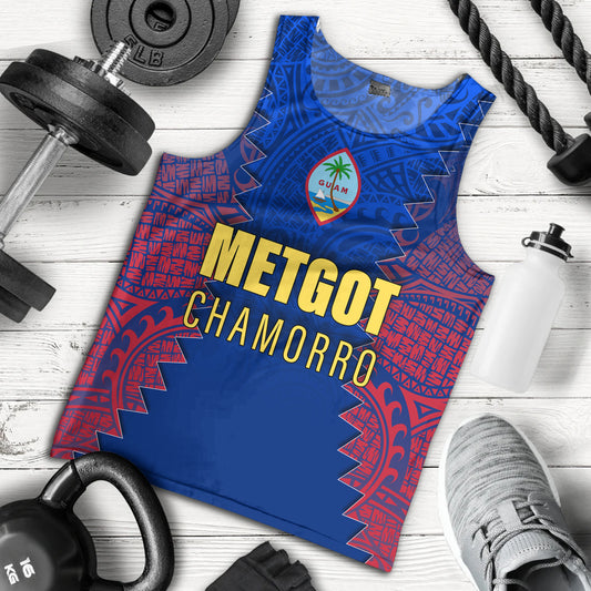 Guam Tank Top Metgot Chamorro Latte Stone Guam Polynesian