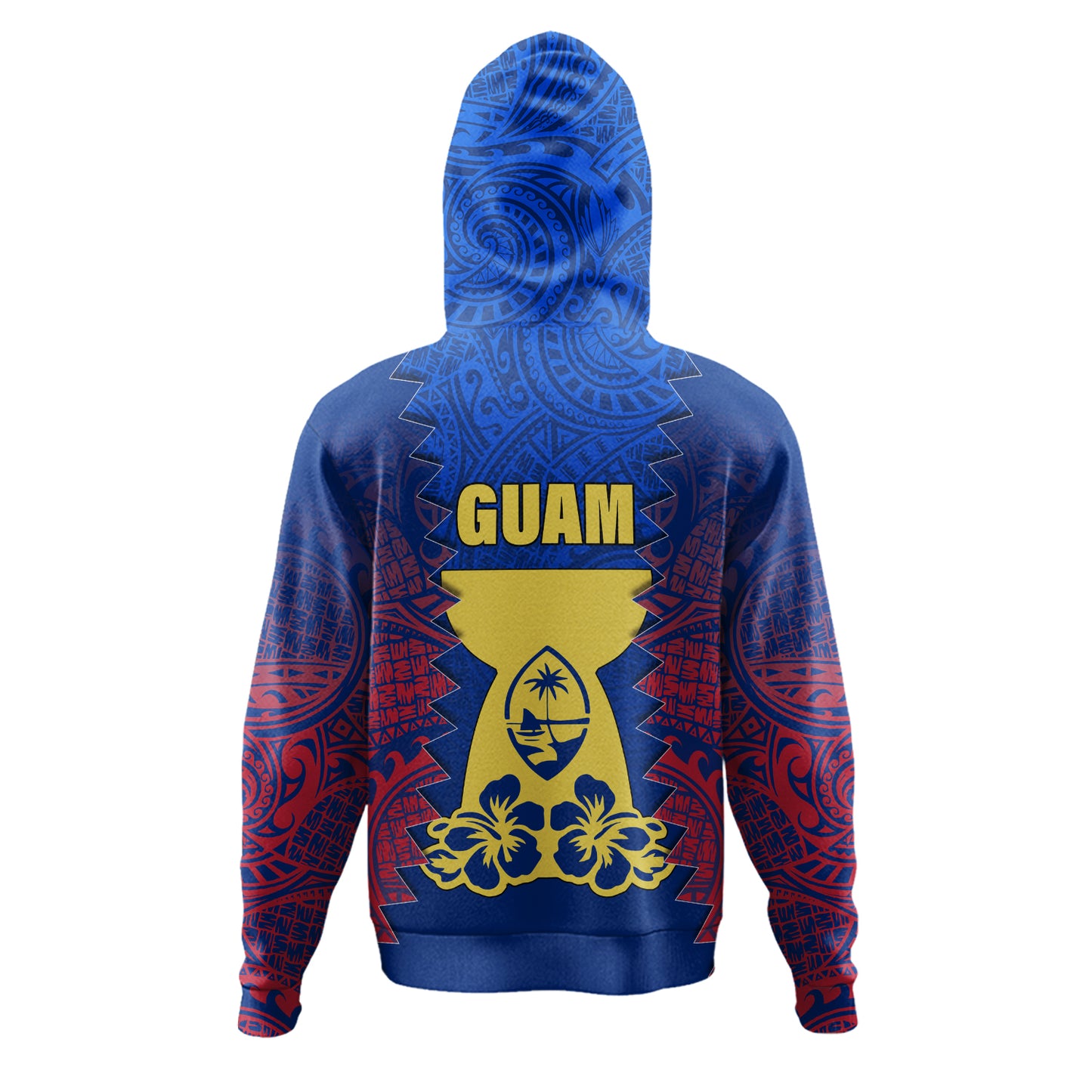 Guam Hoodie Metgot Chamorro Latte Stone Guam Polynesian